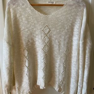 Miracle off white knit sweater